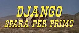 Immagine tratta da Django spara per primo